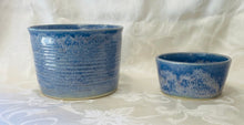 Load image into Gallery viewer, Bowl Set: (Blue/Purple Ceramic Bowl Set with Square Sides)