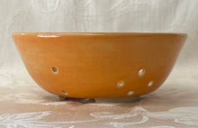 Load image into Gallery viewer, Berry Bowl/Colander: (Bright Orange)