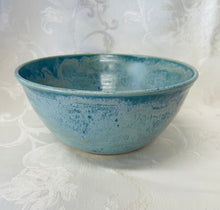 Load image into Gallery viewer, Large Bowl: (Ice Blue/Green Ceramic Bowl)
