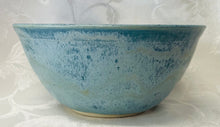 Load image into Gallery viewer, Large Bowl: (Ice Blue/Green Ceramic Bowl)