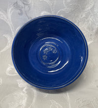 Load image into Gallery viewer, Medium Bowl: (Azure Blue with Four Center Stars)