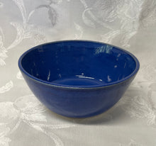 Load image into Gallery viewer, Medium Bowl: (Azure Blue with Four Center Stars)