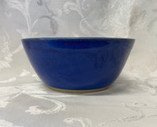 Load image into Gallery viewer, Medium Bowl: (Azure Blue with Four Center Stars)