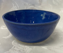 Load image into Gallery viewer, Medium Bowl: (Azure Blue with Four Center Stars)