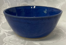 Load image into Gallery viewer, Medium Bowl: (Azure Blue with Four Center Stars)