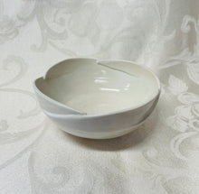 Load image into Gallery viewer, Medium Bowl: (White with Scalloped Edges)