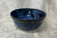 Load image into Gallery viewer, Large Bowl: (Mottled Blue-Black Ceramic Bowl) #2