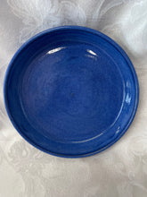 Load image into Gallery viewer, Platter:  (Azure Blue Ceramic Platter with Tiny Center Star)