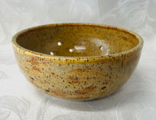 Load image into Gallery viewer, Berry Bowl/Colander: (Red Gold on Speckled Clay with Black Accents)