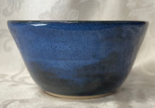 Load image into Gallery viewer, Medium Bowl: (Azure Blue on Tri-Colored Clay)