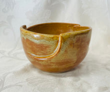 Load image into Gallery viewer, Medium Bowl: (Brownish-Beige with Three Flat Scalloped Edges)