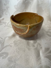 Load image into Gallery viewer, Medium Bowl: (Brownish-Beige with Three Flat Scalloped Edges)