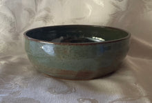 Load image into Gallery viewer, Medium Bowl: (Sage Green with Three Turtles on the Bottom)