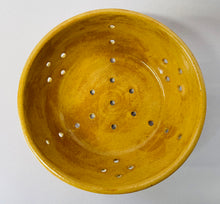 Load image into Gallery viewer, Berry Bowl/Colander: (Goldenrod Yellow)