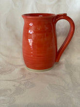 Load image into Gallery viewer, Mug (Orange with a Rose Thumb Rest)