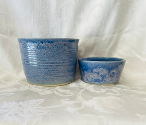 Bowl Set:  (Blue/Purple with Square Sides)