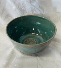 Load image into Gallery viewer, Large Bowl:  (Sage Green with Four Pine Leaves)
