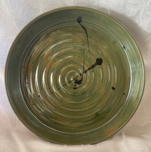 Platter  (Greenish Brown with Black Accents)