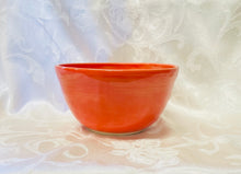 Load image into Gallery viewer, Large Bowl  (Orange with White Accents)
