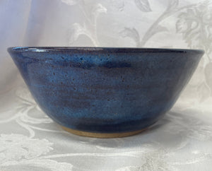 Large Bowl:  (Blue/Brown Rutile)