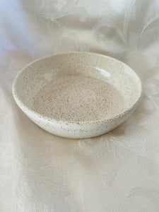 Platter  (White on Speckled Clay with Four Stars)