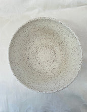 Load image into Gallery viewer, Medium Bowl:  (White on Speckled Clay with Five Flowers)
