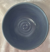 Load image into Gallery viewer, Large Bowl:  (Baby Blue with a Spiral Center)
