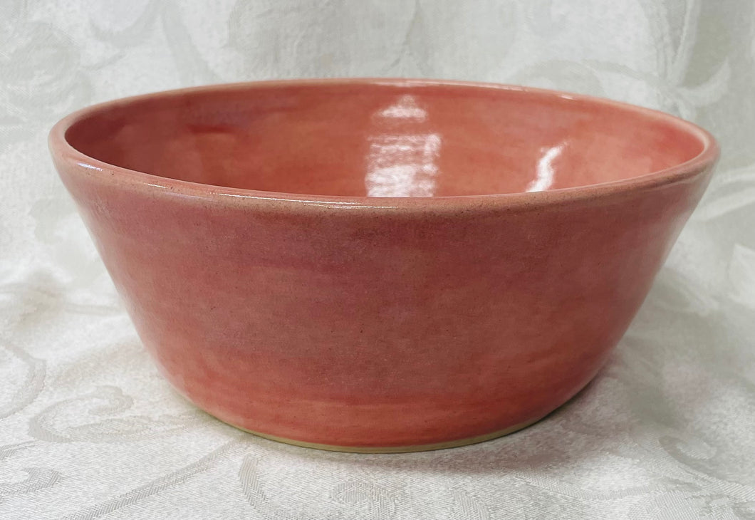 Large Bowl  (Peachy-Pink Ceramic Bowl)