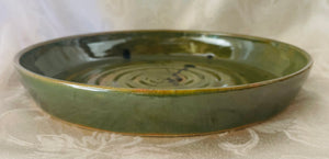 Platter  (Greenish Brown with Black Accents)