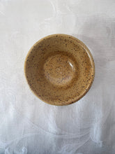 Load image into Gallery viewer, Tea Bag Rest:  (Goldenrod on Speckled Clay with a Six Petal Flower)
