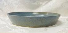 Load image into Gallery viewer, Platter:  (Baby Blue on Speckled Clay)
