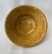 Load image into Gallery viewer, Tea Bag Rest:  (Goldenrod on Speckled Clay with a Six Petal Flower)

