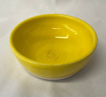 Load image into Gallery viewer, Tea Bag Rest:  (Bright Yellow with a Rose Center)

