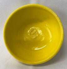 Load image into Gallery viewer, Tea Bag Rest:  (Bright Yellow with a Rose Center)
