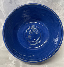 Load image into Gallery viewer, Medium Bowl:  (Azure Blue with Four Center Stars)
