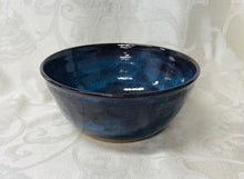 Load image into Gallery viewer, Large Bowl:  (Blue/Brown Rutile Ceramic Bowl)
