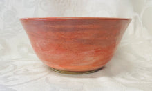 Load image into Gallery viewer, Large Bowl:  (Peach-Colored Ceramic Bowl on Speckled Clay)
