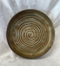 Load image into Gallery viewer, Platter:  (Brown/Beige Ceramic Platter on Speckled Clay)
