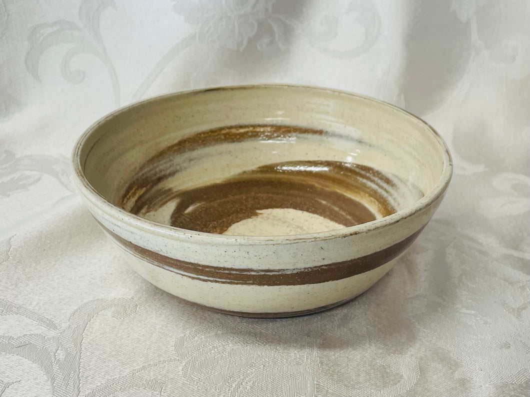 Medium Bowl:  Tri-Colored Clay