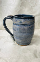 Load image into Gallery viewer, A Mug:  (Bluish-Purple with a Leaf Thumb Rest)

