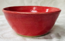 Load image into Gallery viewer, Small Bowl:  (Peach-Orange with Eight Daisies)
