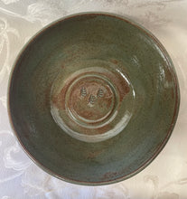 Load image into Gallery viewer, Large Bowl:  (Desert Sage Green/Brown with Three Pine Leaves)
