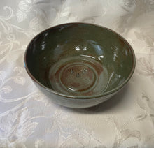 Load image into Gallery viewer, Large Bowl:  (Desert Sage Green/Brown with Three Pine Leaves)
