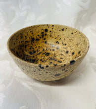 Load image into Gallery viewer, Small Bowl:  (Beige with Black Crystals)
