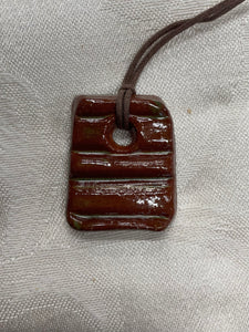 Necklace (Brown with 4 Ridges) #61