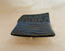 Load image into Gallery viewer, Sponge, Jewelry, Business Card Stand/Soap Dish/Tea Bag Rest  (Blue/Black with 13 Stars)
