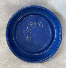 Load image into Gallery viewer, Spoon Rest/Butter Dish/Dipping Plate (Azure Blue with 4 Stars)
