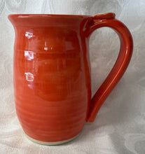 Load image into Gallery viewer, Mug (Orange with a Rose Thumb Rest)
