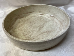 Platter (Large White with Streaks)