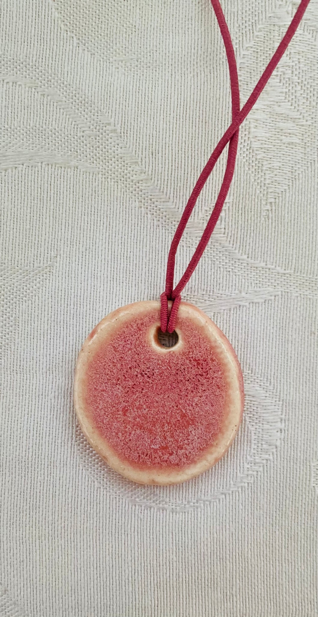 Necklace  (Round Pink)  #53